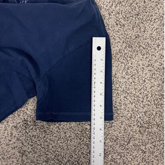 Life is Good Womens M Vintage Leisure Outdoors Funny Wine Graphic Navy Blue Tee - Picture 8 of 9